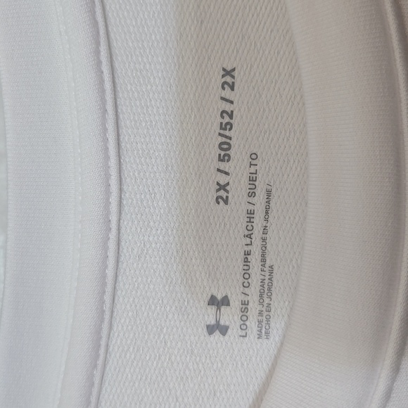 Under Armour White and Gray Ombre Long Sleeve Shirt Womens 2X Light Cozy - Picture 2 of 5